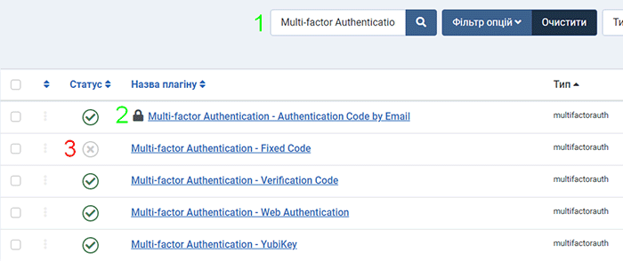 Плагіни мультифакторної автентифікації в Joomla 4 